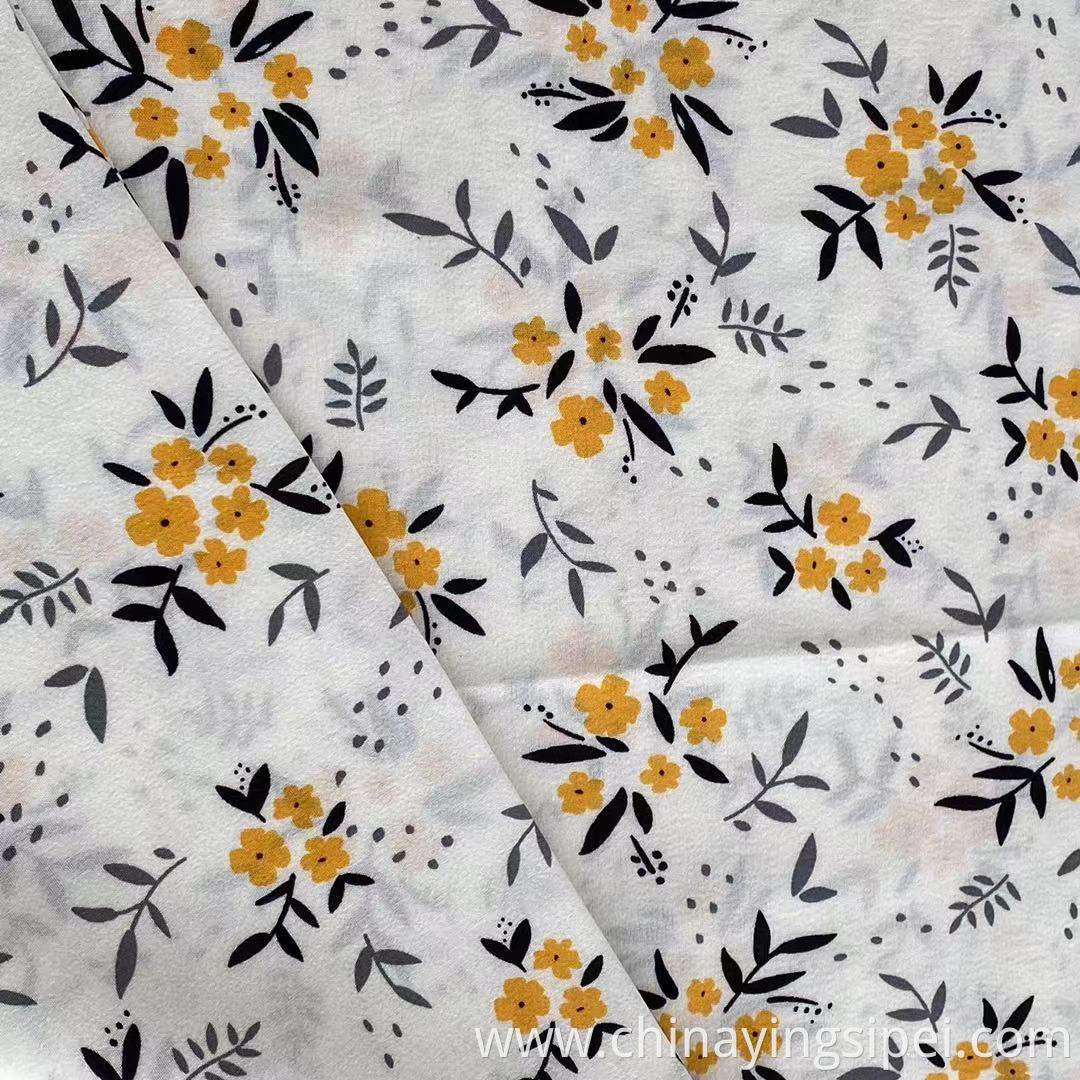 ISP Textile Flower print 4 way stretch 97% polyester 3% elastane fabric printing fabric for dress woman